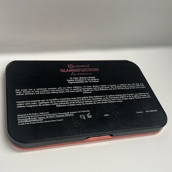 BH Cosmetics Glam Reflection L'Amour 15 Color Shadow Palette - New - Picture 3 of 3